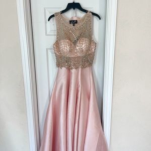 Prom dress, pink/rose gold✨